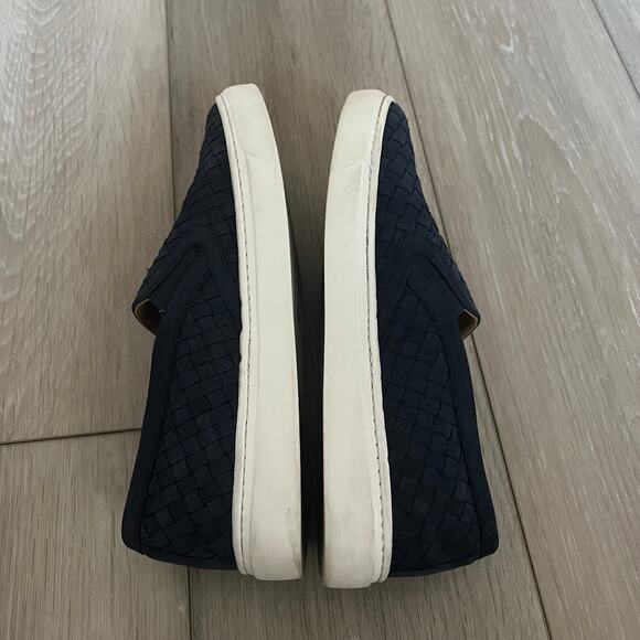 M. Gemi 'The Cherchio' Sneaker Women's 39 / US 8.5 Navy Blue Woven Slip On Shoe - Picture 8 of 10